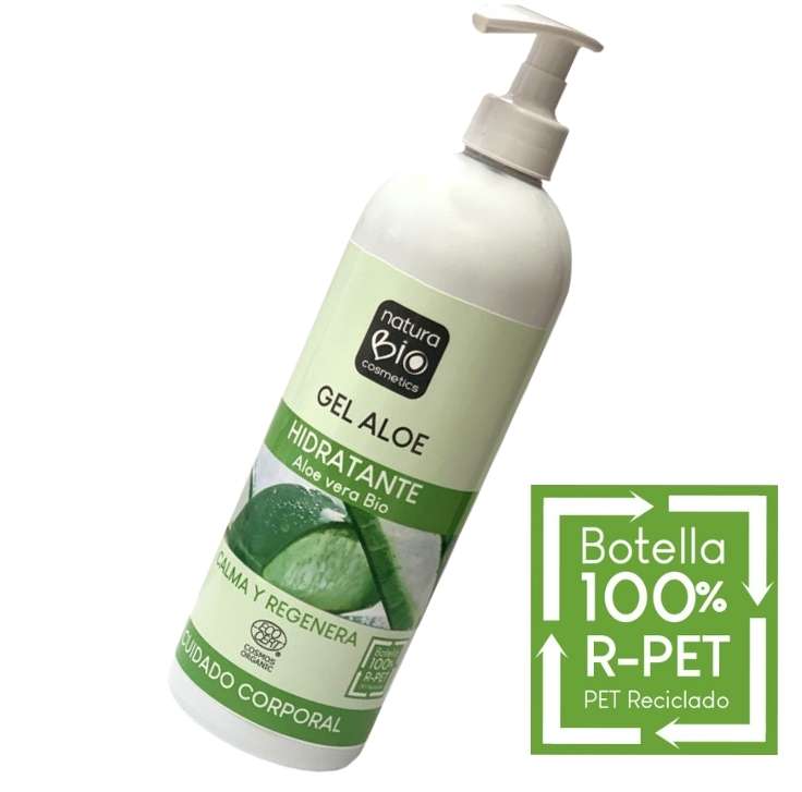 Gel aloe vera Bio, hidratante de NaturaBIO Cosmetics